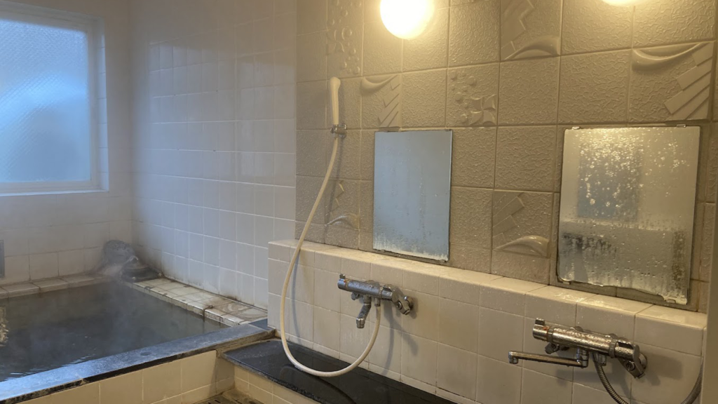 温泉浴室「洗い場」